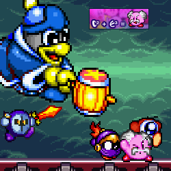 Aaah! There's a Cuteness� + Evilness� = Kirby on my rooftop!